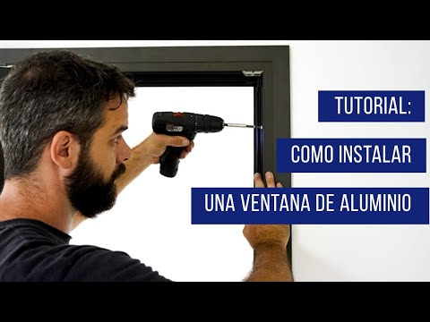 Como instalar una ventana de aluminio