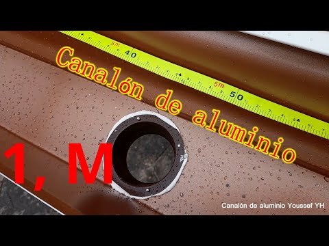 Canalones de aluminio en Madrid